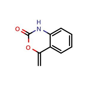 Chemical structure of 4-Methylene-1H-benzo[d][1,3]oxazin-2(4H)-one , CAS 154123-48-5, AChemBlock U108528