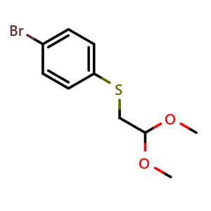 (4-Bromophenyl)(2,2-dimethoxyethyl)sulfane