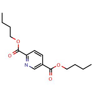 Chemical structure of Dibutyl pyridine-2,5-dicarboxylate , CAS 63597-01-3, AChemBlock U108604