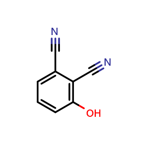 Chemical structure of 3-Hydroxyphthalonitrile , CAS 116039-49-7, AChemBlock U108628