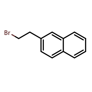 Chemical structure of 2-(2-Bromoethyl)naphthalene , CAS 2086-62-6, AChemBlock U108669