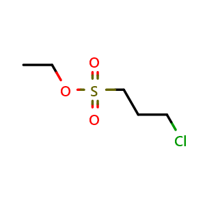 Chemical structure of Ethyl 3-chloropropane-1-sulfonate , CAS 2102412-63-3, AChemBlock U108716