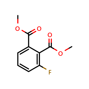 Chemical structure of Dimethyl 3-fluorophthalate , CAS 183448-41-1, AChemBlock U108796