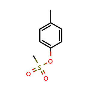 Chemical structure of p-Tolyl methanesulfonate , CAS 17177-63-8, AChemBlock U108824