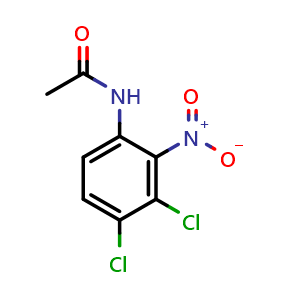 Chemical structure of N-(3,4-Dichloro-2-nitrophenyl)acetamide , CAS 2226712-50-9, AChemBlock U108947