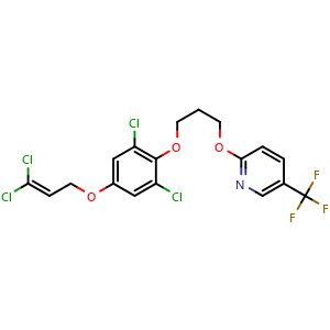 Chemical structure of Pyridalyl , CAS 179101-81-6, AChemBlock U109052