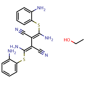 Chemical structure of U0126-EtOH , CAS 1173097-76-1, AChemBlock U109062