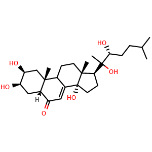 Chemical structure of Ponasterone A , CAS 13408-56-5, AChemBlock U109071