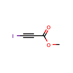 Chemical structure of Methyl 3-iodopropiolate , CAS 155004-90-3, AChemBlock U109081