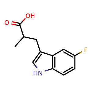 3-(5-Fluoro-1H-indol-3-yl)-2-methylpropanoic acid