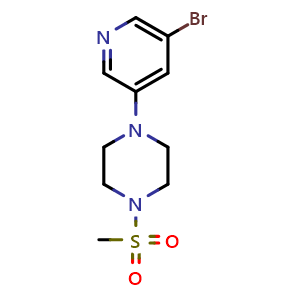 1-(5-Bromopyridin-3-yl)-4-(methylsulfonyl)piperazine