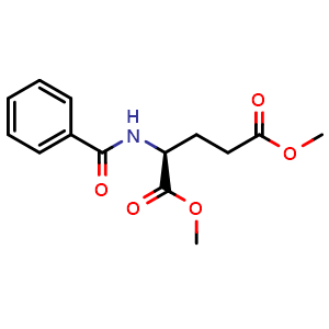 Chemical structure of (S)-dimethyl 2-benzamidopentanedioate , CAS 86555-46-6, AChemBlock U109126
