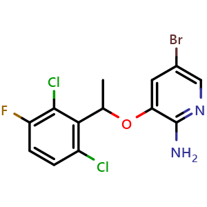 5-Bromo-3-(1-(2,6-dichloro-3-fluorophenyl)ethoxy)pyridin-2-amine
