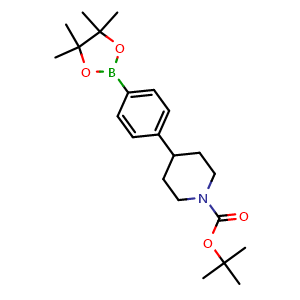 Tert-butyl 4-(4-(4,4,5,5-tetramethyl-1,3,2-dioxaborolan-2-yl)phenyl)piperidine-1-carboxylate