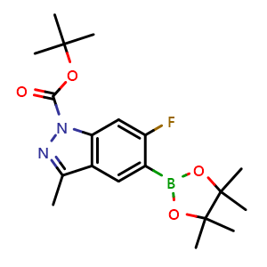 Tert-butyl 6-fluoro-3-methyl-5-(4,4,5,5-tetramethyl-1,3,2-dioxaborolan-2-yl)-1H-indazole-1-carboxylate