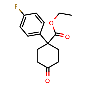Ethyl 1-(4-fluorophenyl)-4-oxocyclohexanecarboxylate