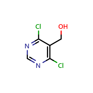 Chemical structure of (4,6-Dichloropyrimidin-5-yl)methanol , CAS 1260862-85-8, AChemBlock U109268