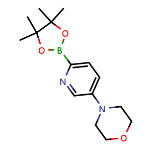4-(6-(4,4,5,5-Tetramethyl-1,3,2-dioxaborolan-2-yl)pyridin-3-yl)morpholine