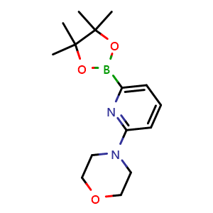 4-(6-(4,4,5,5-Tetramethyl-1,3,2-dioxaborolan-2-yl)pyridin-2-yl)morpholine