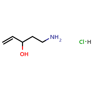 5-Aminopent-1-en-3-ol hydrochloride