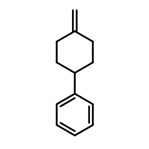 Chemical structure of (4-Methylenecyclohexyl)benzene , CAS 87143-17-7, AChemBlock U109330