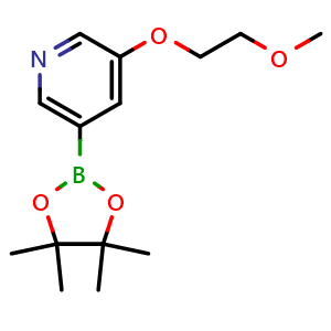 3-(2-Methoxyethoxy)-5-(4,4,5,5-tetramethyl-1,3,2-dioxaborolan-2-yl)pyridine