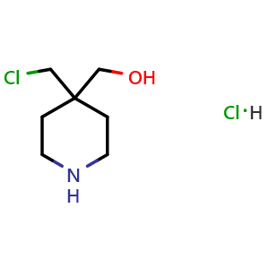 (4-(Chloromethyl)piperidin-4-yl)methanol hydrochloride