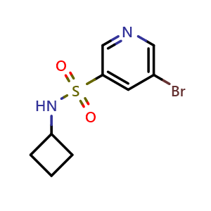 5-Bromo-N-cyclobutylpyridine-3-sulfonamide