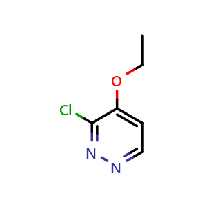 Chemical structure of 3-Chloro-4-ethoxypyridazine , CAS 1677-82-3, AChemBlock U109472