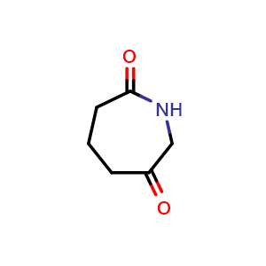 Chemical structure of 1H-tetrahydro-azepine-2,6-dione , CAS 1292369-74-4, AChemBlock U109483