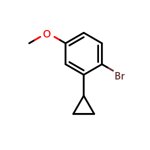 1-Bromo-2-cyclopropyl-4-methoxybenzene