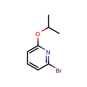 Chemical structure of 2-Bromo-6-isopropoxypyridine , CAS 463336-87-0, AChemBlock U109633