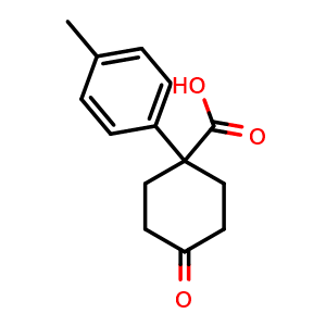 4-Oxo-1-p-tolylcyclohexanecarboxylic acid