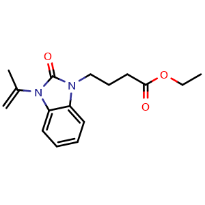 Ethyl 4-(2-oxo-3-(prop-1-en-2-yl)-2,3-dihydro-1H-benzo[d]imidazol-1-yl)butanoate