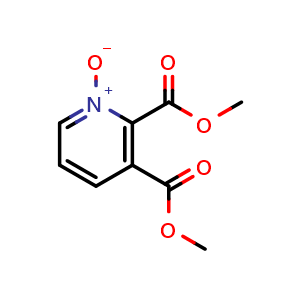 Chemical structure of 2,3-Bis(methoxycarbonyl)pyridine1-oxide , CAS 32383-02-1, AChemBlock U109757