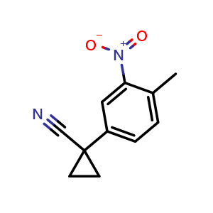 1-(4-Methyl-3-nitrophenyl)cyclopropanecarbonitrile