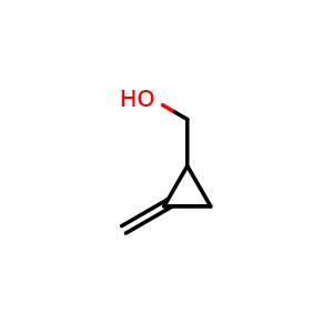 Chemical structure of (2-Methylenecyclopropyl)methanol , CAS 29279-66-1, AChemBlock U109854