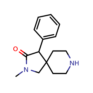 2-Methyl-4-phenyl-2,8-diazaspiro[4.5]decan-3-one