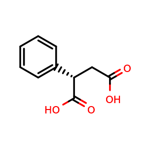 Chemical structure of (S)-2-Phenylsuccinic acid , CAS 4036-30-0, AChemBlock U109916