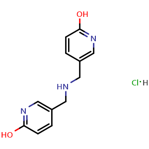 Chemical structure of 5,5'-Azanediylbis(methylene)dipyridin-2-ol hydrochloride , CAS 1356110-11-6, AChemBlock U109918