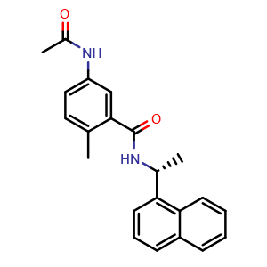 Chemical structure of PLpro inhibitor 6 , CAS 1093070-14-4, AChemBlock U109924