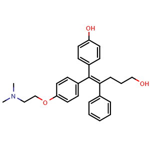 (Z)-4-(1-(4-(2-(dimethylamino)ethoxy)phenyl)-5-hydroxy-2-phenylpent-1-en-1-yl)phenol