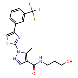 Chemical structure of RWJ50271 , CAS 162112-37-0, AChemBlock U109992