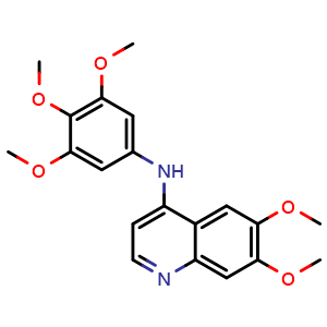 Chemical structure of GAK inhibitor 49 , CAS 319492-82-5, AChemBlock U110003