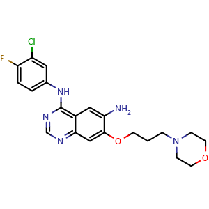 N4-(3-chloro-4-fluorophenyl)-7-(3-morpholinopropoxy)quinazoline-4,6-diamine