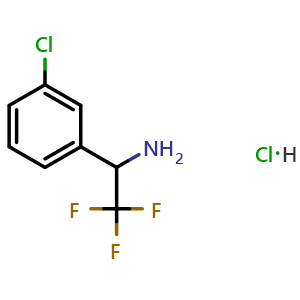 1-(3-Chlorophenyl)-2,2,2-trifluoroethan-1-amine hydrochloride