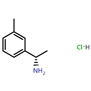 Chemical structure of (S)-1-m-tolylethanamine-hydrochloride , CAS 1630984-18-7, AChemBlock U110029
