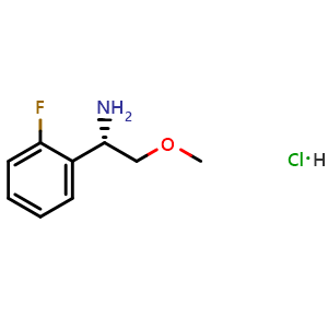 (1S)-1-(2-fluorophenyl)-2-methoxyethan-1-amine hydrochloride