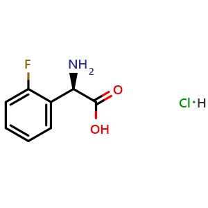 (2R)-2-amino-2-(2-fluorophenyl)acetic acid hydrochloride