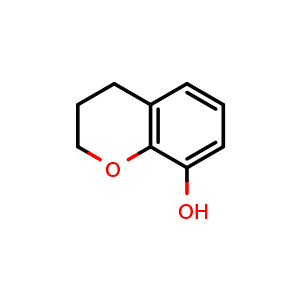 Chemical structure of Chroman-8-ol , CAS 1915-20-4, AChemBlock U110062